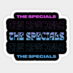 The Specials // Typography Fan Art Design Sticker